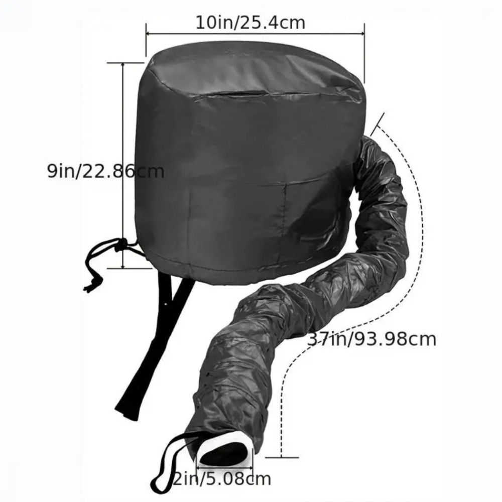 1pc Soft Bonnet Hooded Hair Dryer Attachment - Picture 4 of 6